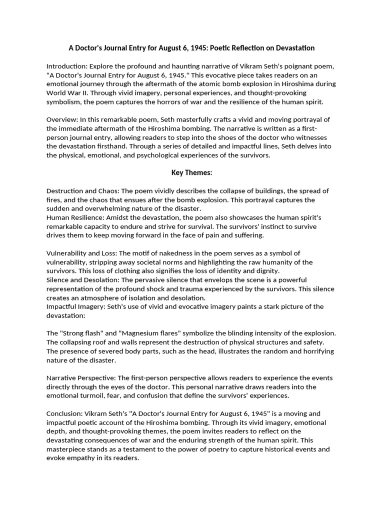 A Doctor's Journal Entry Notes | PDF