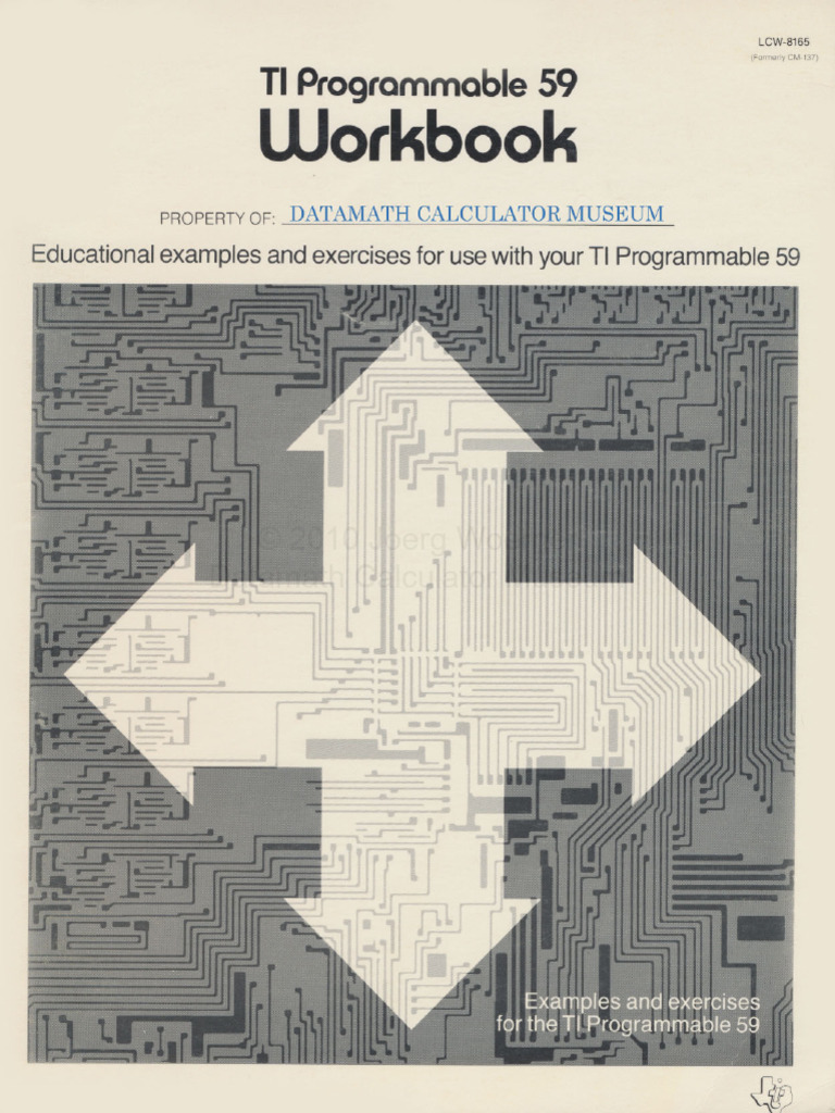 TI-59 Workbook US | PDF