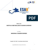 ESAB - Didática e Metodologia do Ensino Superior