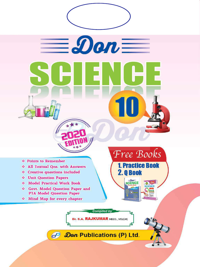 Namma Kalvi 10th Science Unit 1 To 3 Don Guide em 218802 | PDF