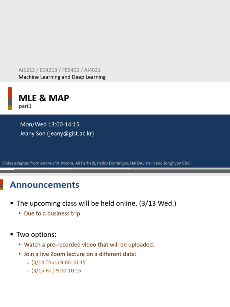 5.MLE MAP Part1 | PDF