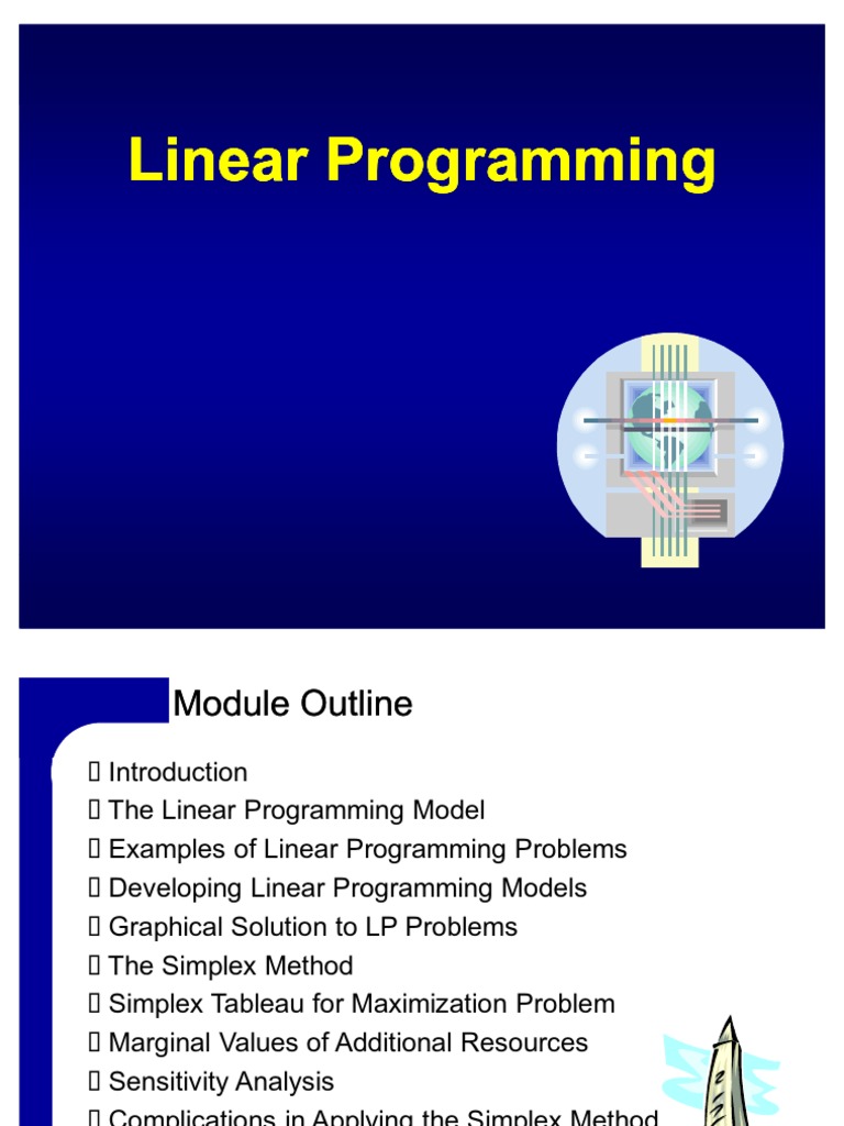 Linear Programming 1 | Download Free PDF | Mathematical Optimization ...