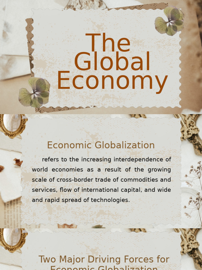 The Global Economy | PDF