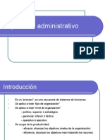 El Proceso Administrativo