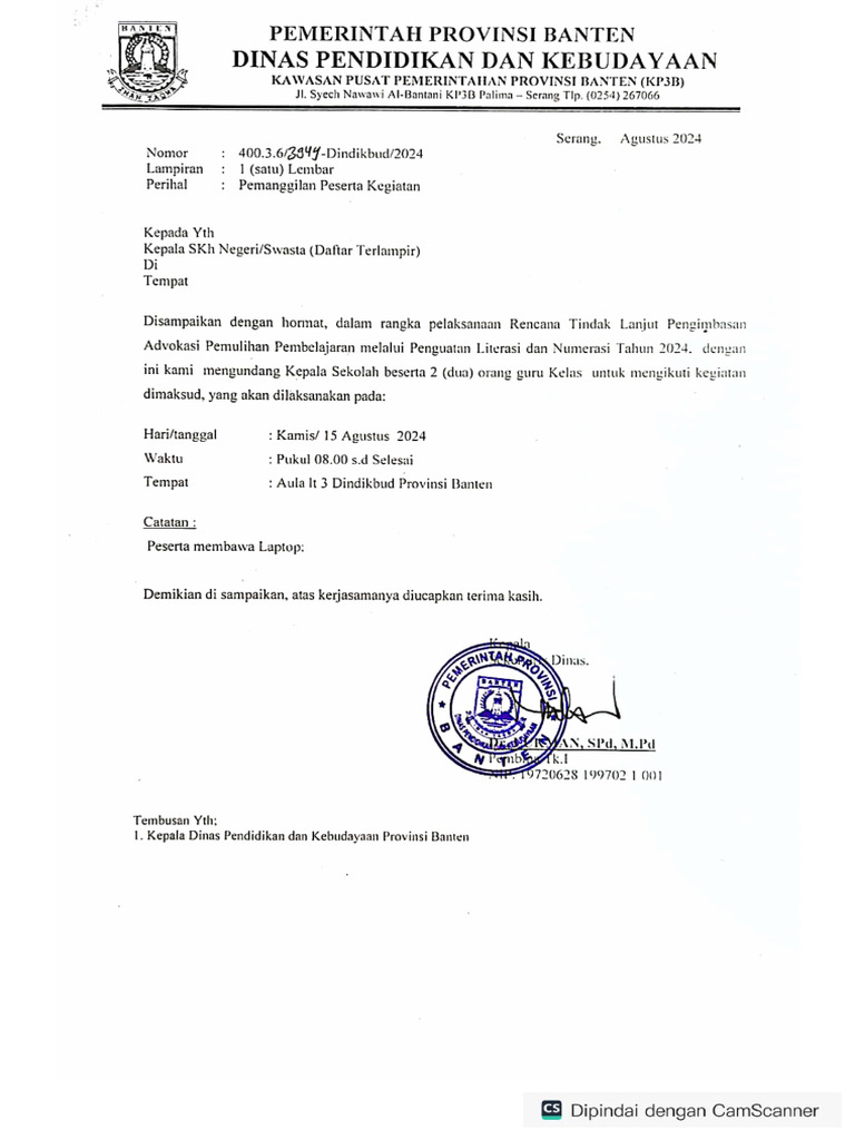 Peserta Pengimbasan | PDF