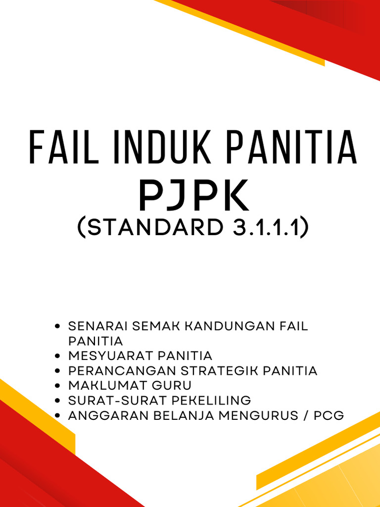 Fail Induk Panitia | PDF