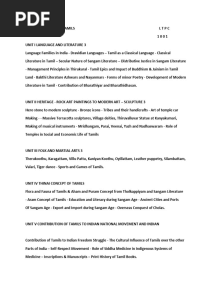 Heritage of Tamil-English Material