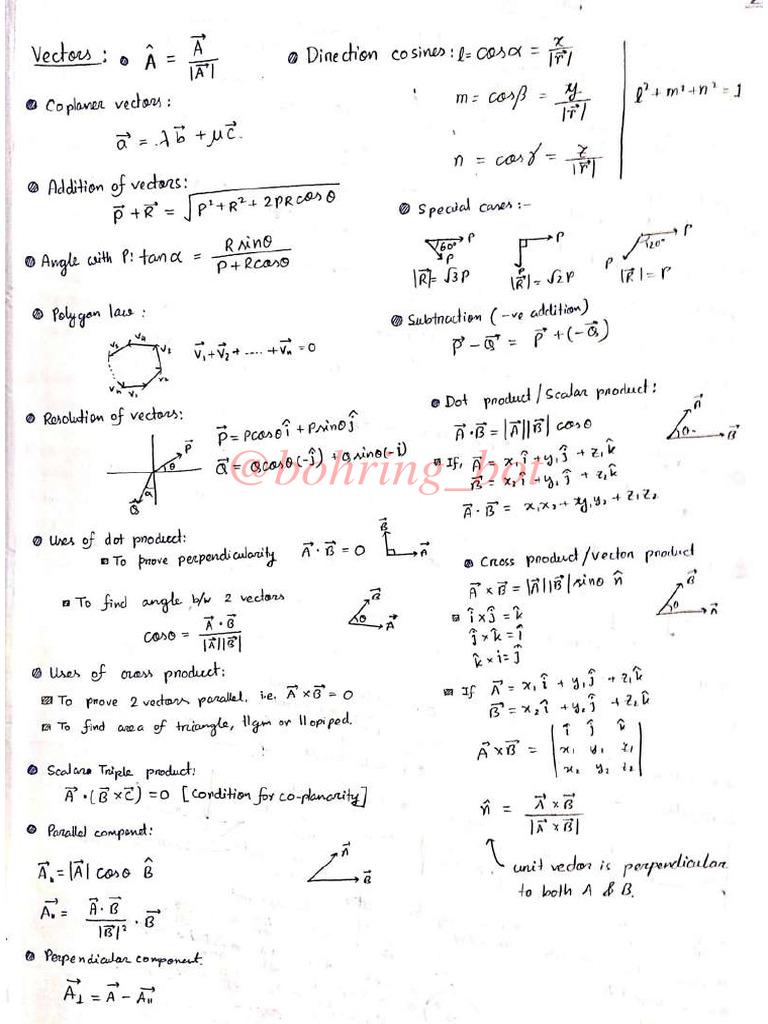 Physics Jee Short Notes Pdf