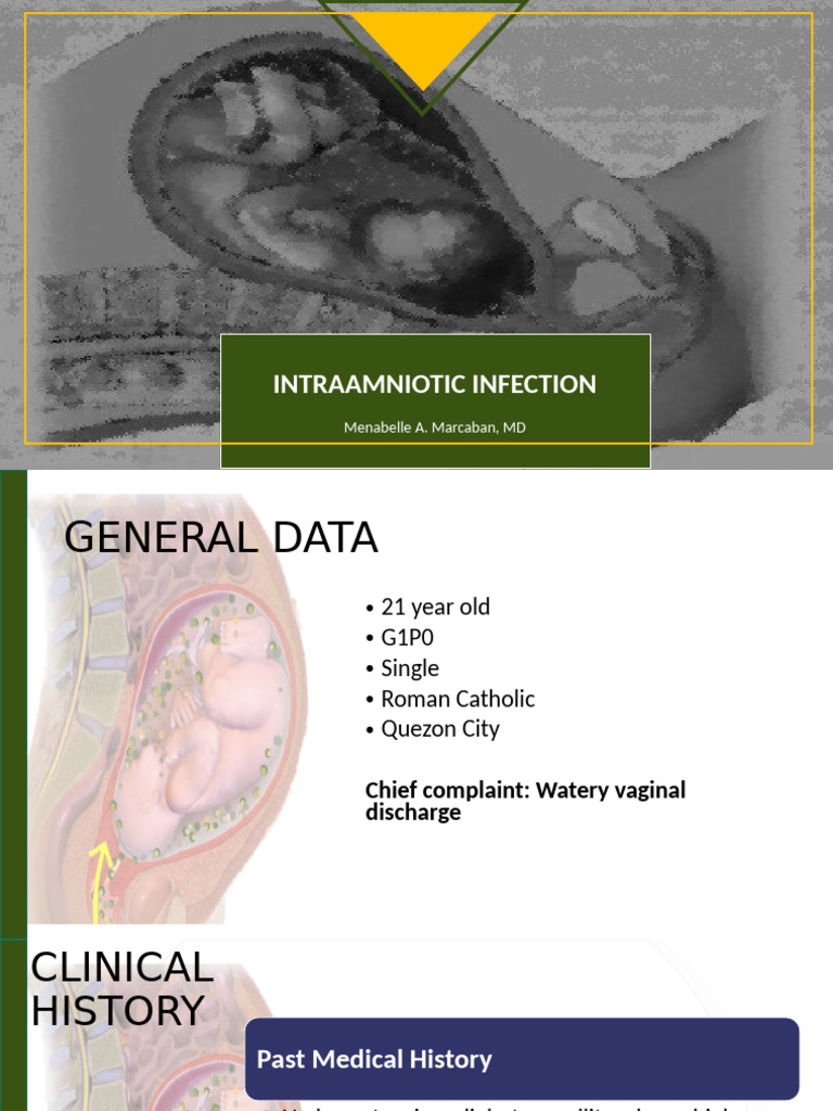 Intraamniotic Infection | PDF