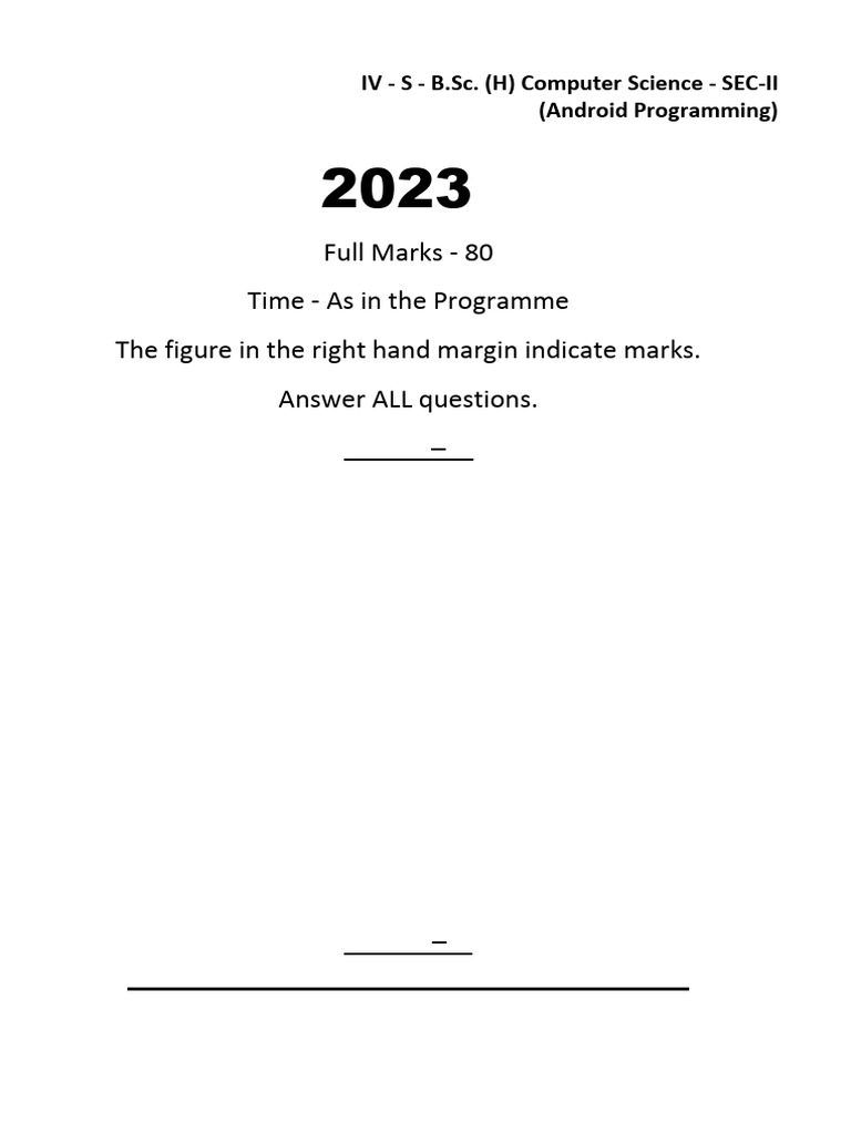 Sec II Questions Edit | PDF
