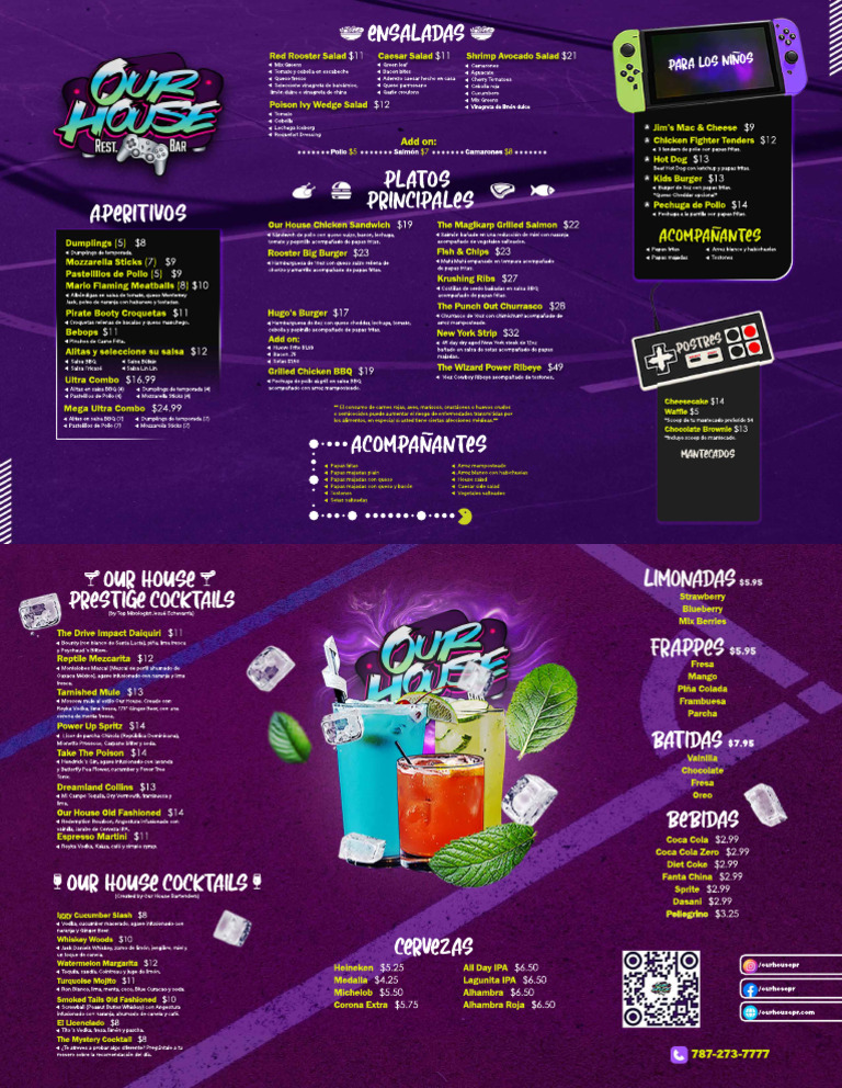 Menu Ourhouse Ene 2024 | PDF