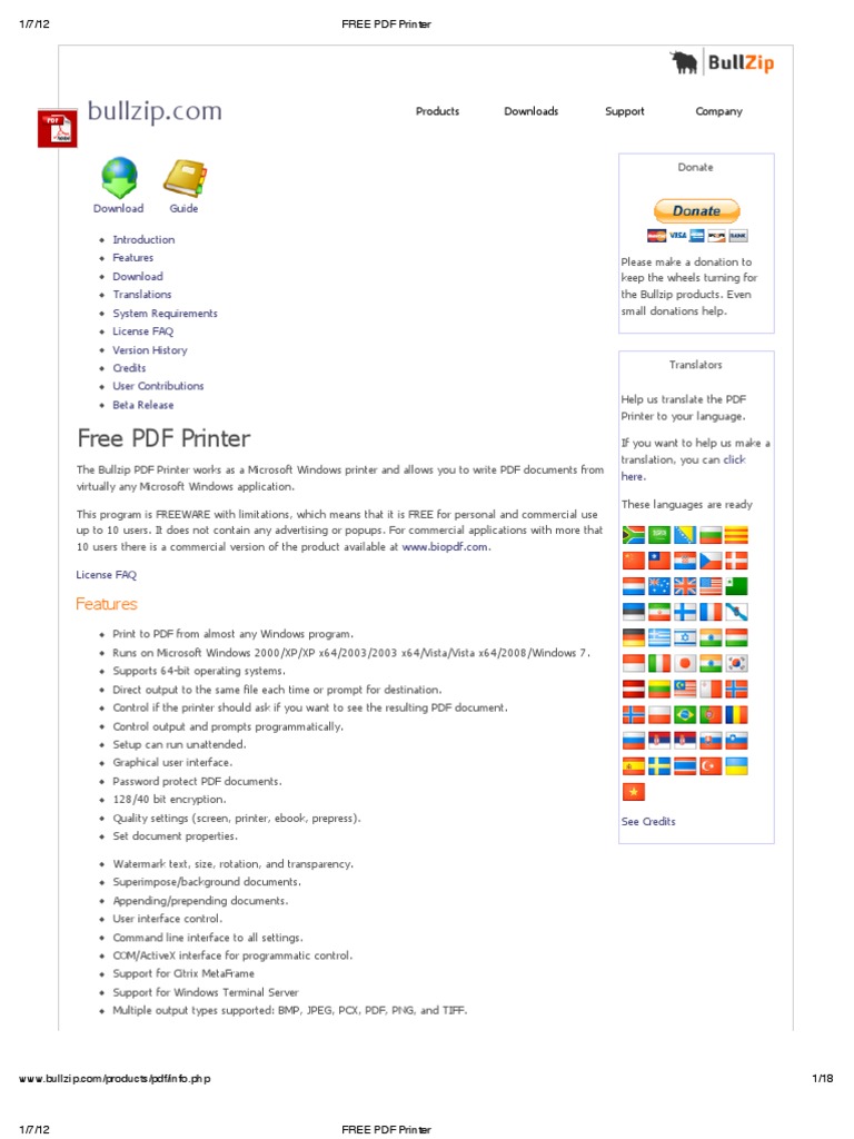 Free PDF Printer PDF Windows Registry Microsoft Windows