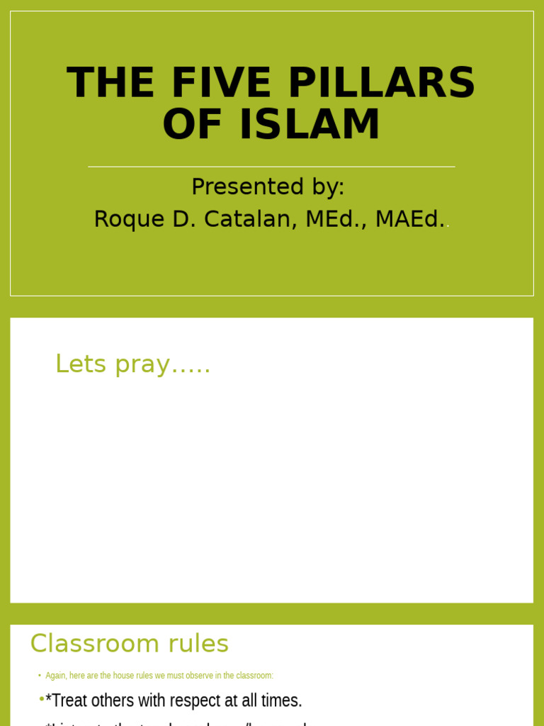 The Five Pillars of Islam | PDF