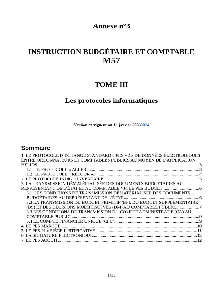 M57 TomeIII Protocoles Informatiques 01012024 | PDF