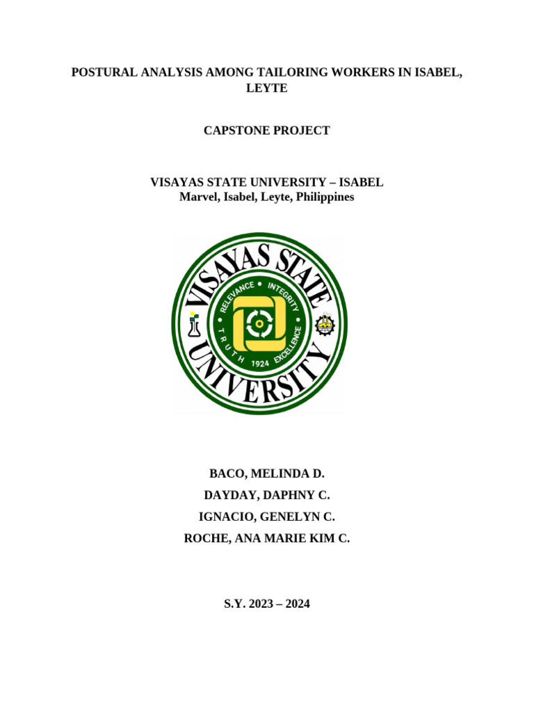 Postural analysis pdf