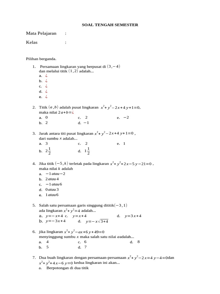 Soal MM | PDF