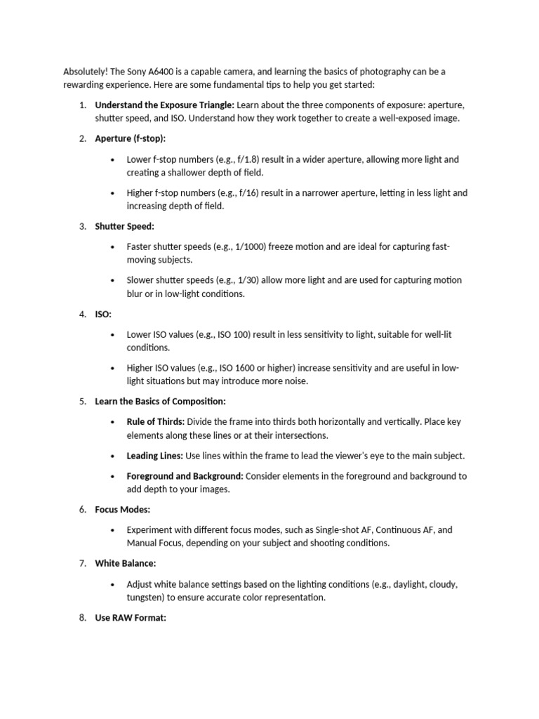 Understand the exposure triangle aperture f stop pdf