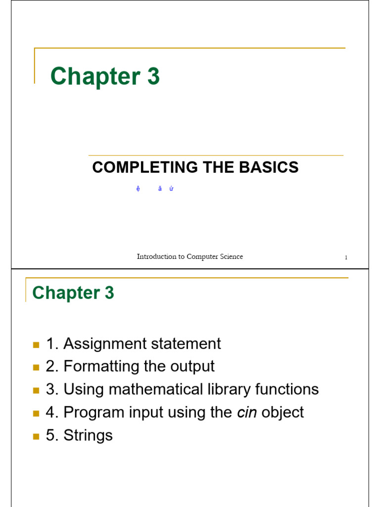 Chapter 3 | PDF