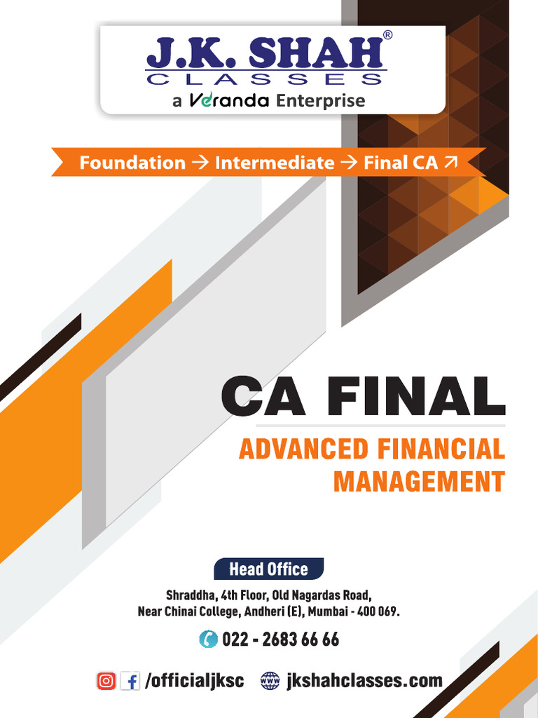 ADVANCED FINANCIAL MANAGEMENT GOA UNIVERSITY GOAS visual data 3