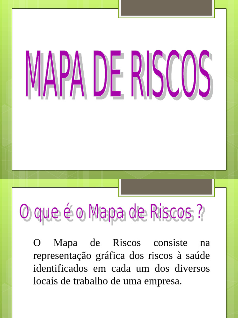 Mapa de Risco Aula 2 | PDF