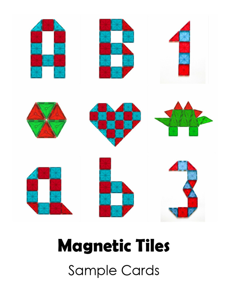 Magna Tiles Ideas Sample New | PDF for Free Printable Magna Tile Designs