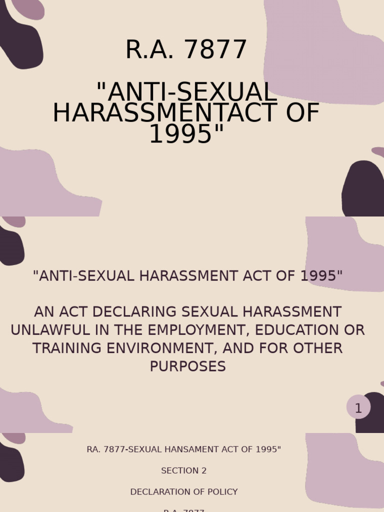 Ra 7877 | PDF