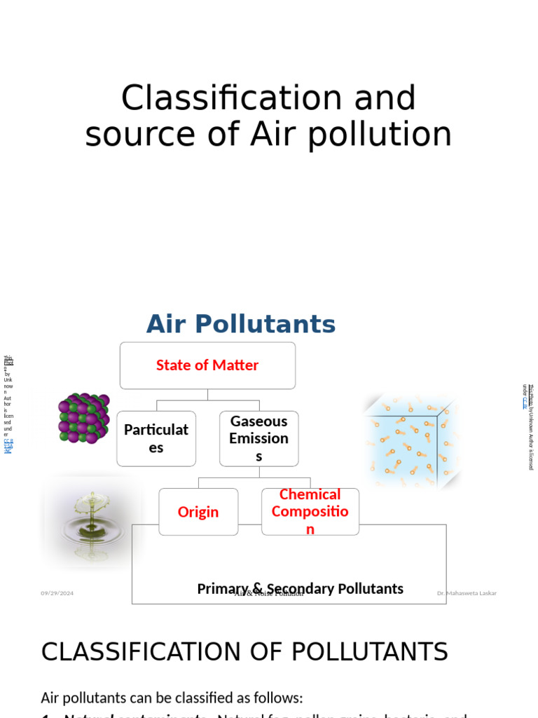 L2 - Sources and Classification of Air Pollutants | PDF