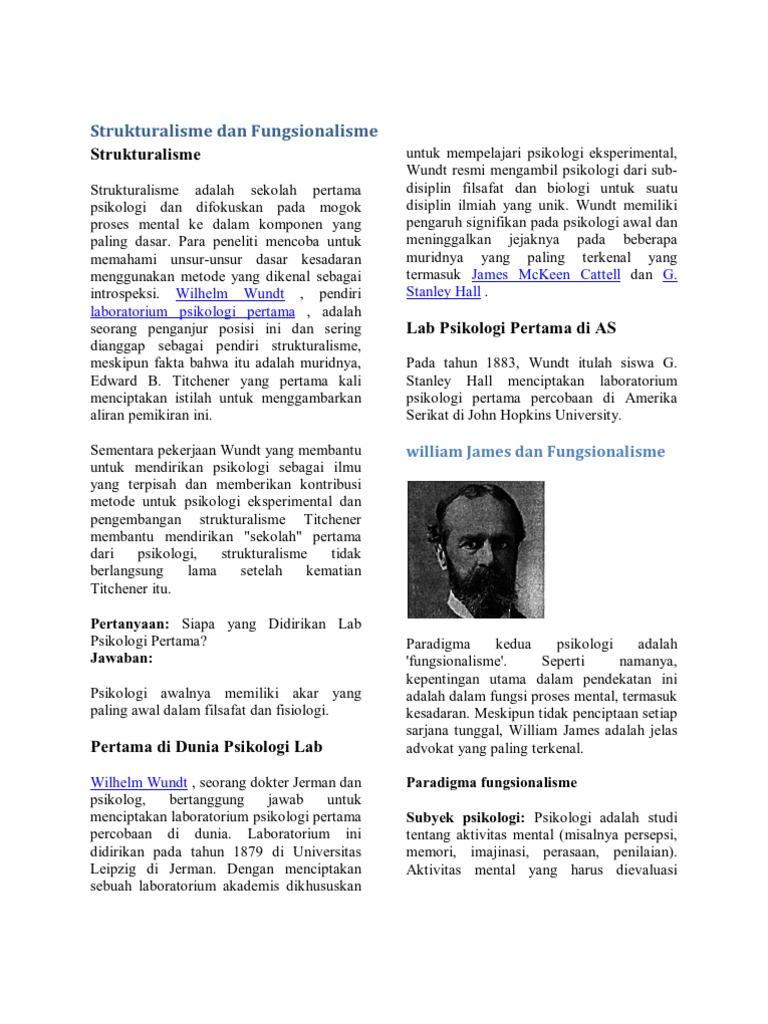 Strukturalisme Dan Fungsionalisme Editan Pdf