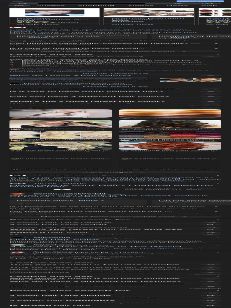 3 Color Hair Rare - Google Search | PDF