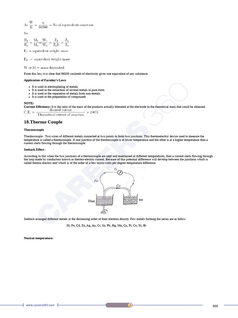 JEE Main 2024 Important Formulas For Physics PDF 1 (300-400) | PDF