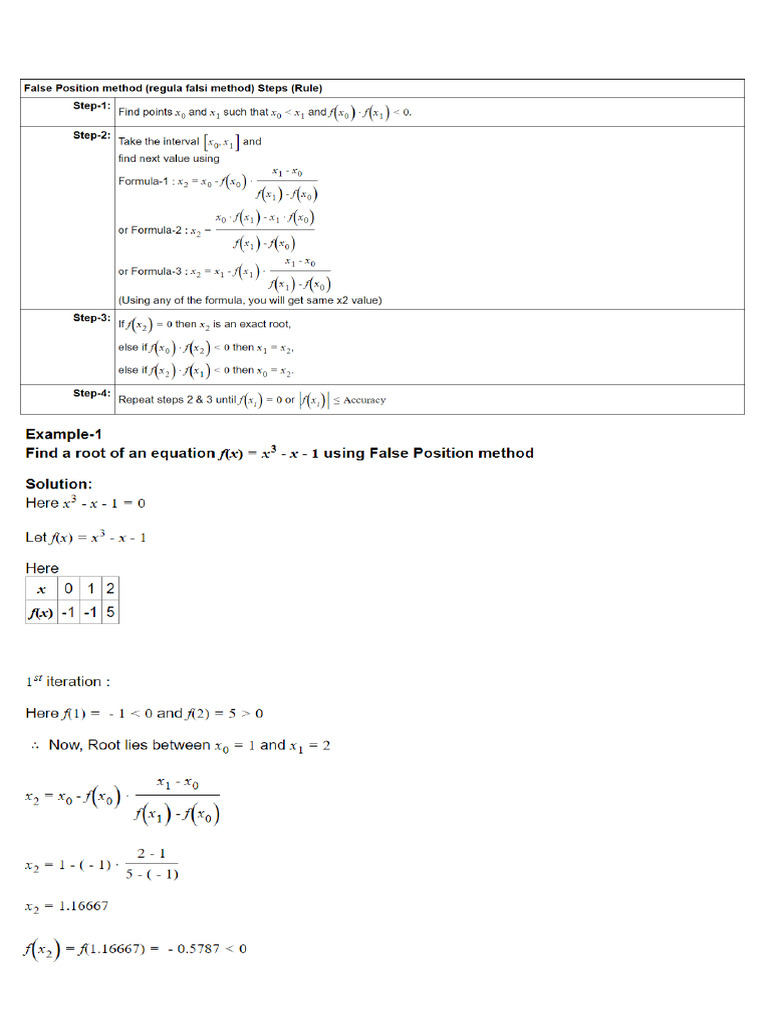 FP Method | PDF