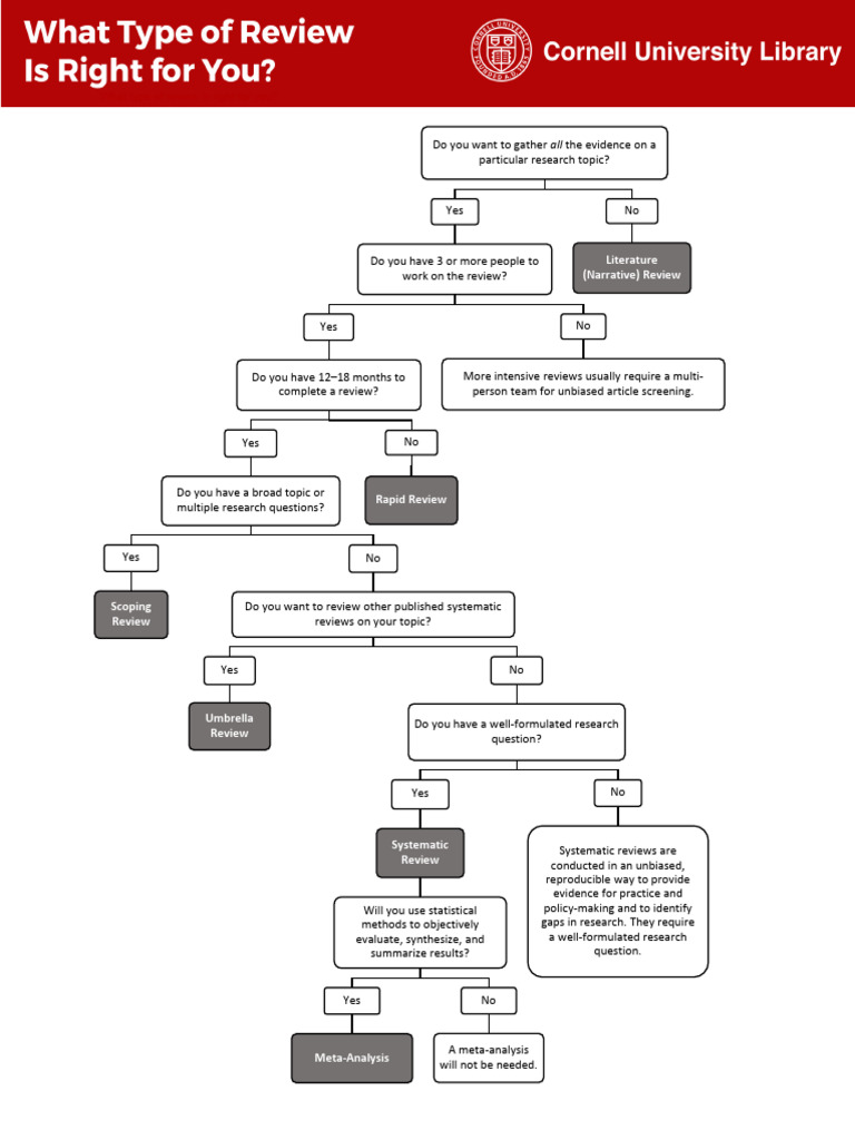 Choosing the Right Research Review Type | PDF | Systematic Review ...