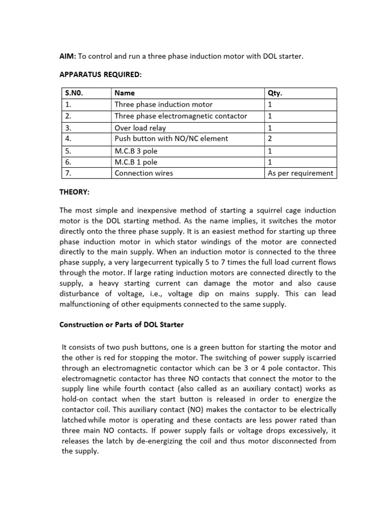 DOL Starter | PDF