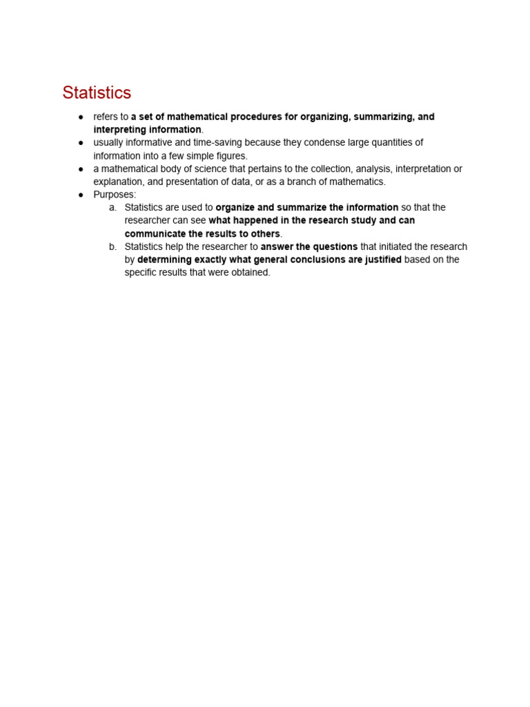 Statistics chapter 1 pdf