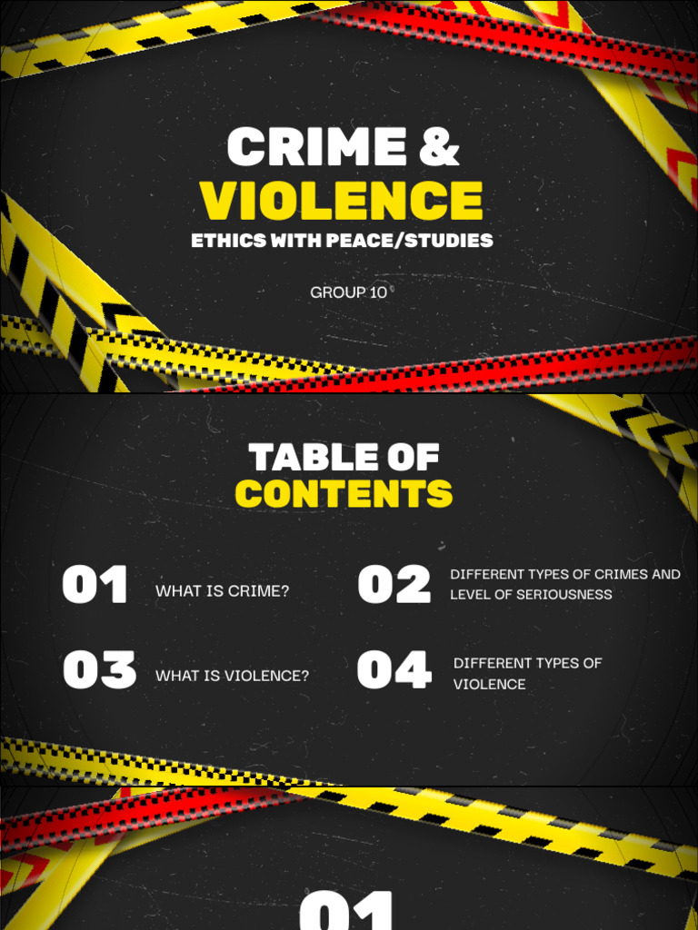 Crime and Violence | PDF