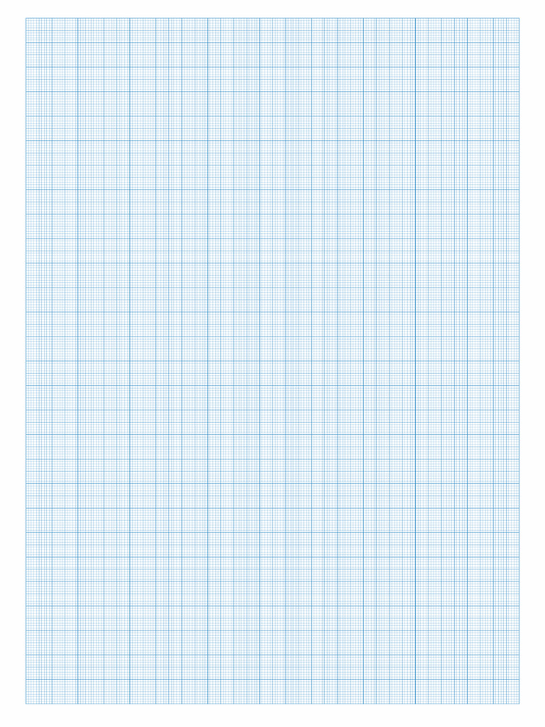 Standard Graph Paper PDF A4 1mm Blue | PDF
