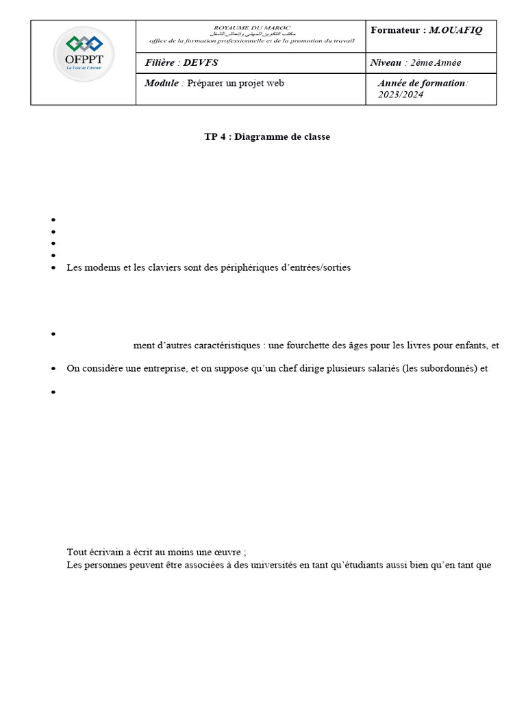 TP4 Class Diagram | PDF