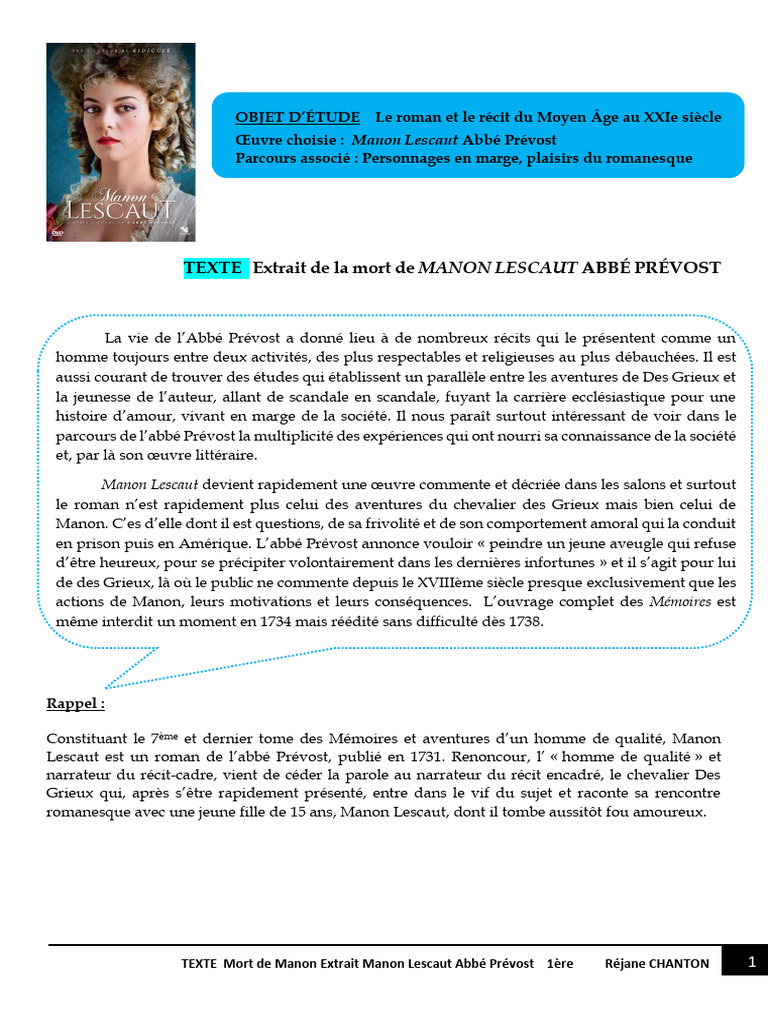 texte-mort-manon-lescaut-abbe-prevost-pdf