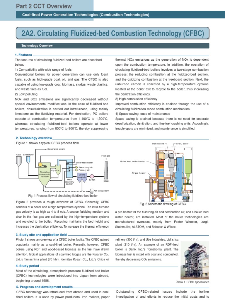 2A2. Circulating Fluidized-Bed Combustion Technology (CFBC) | PDF