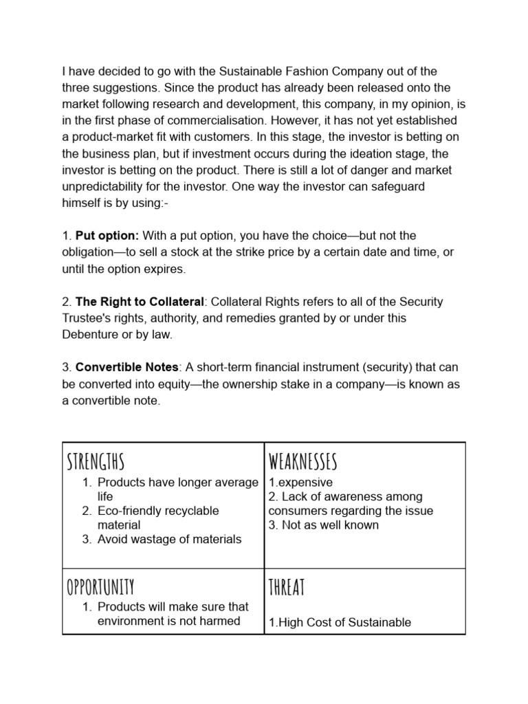 Sustainable Fashion Case Study PDF