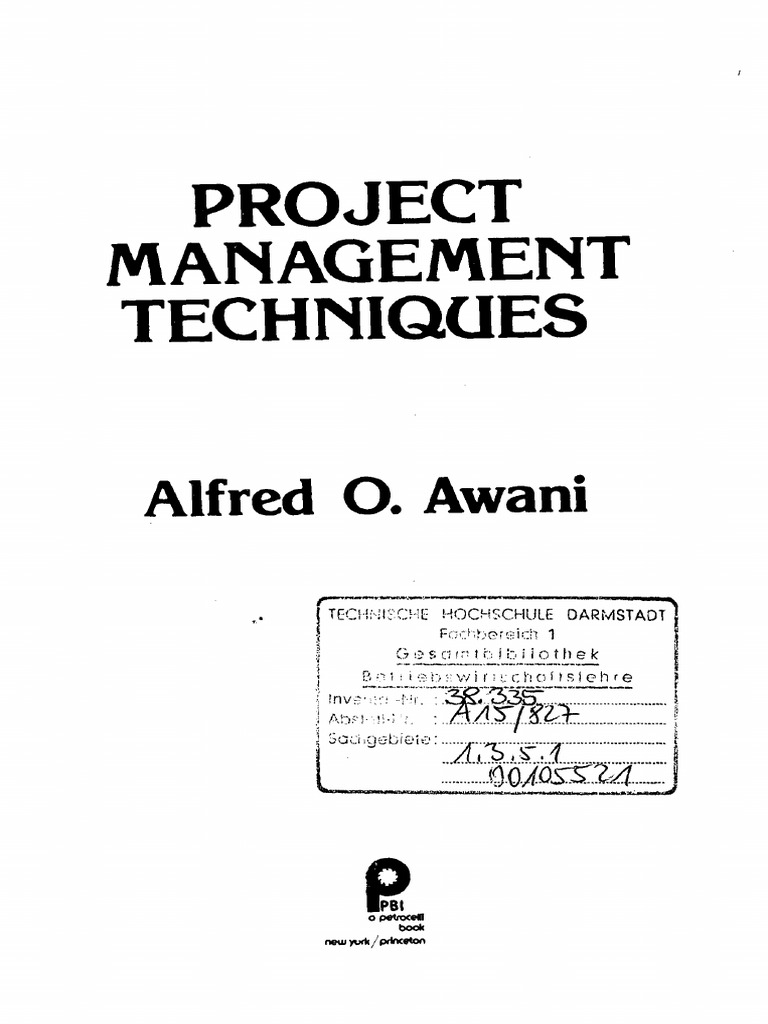 project-management-techniques-pdf