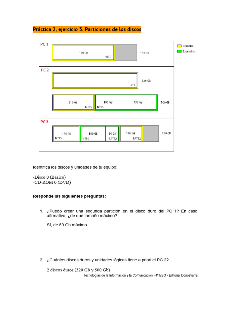 P2 E3 Particiones | PDF