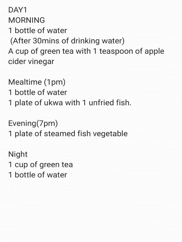 Week 7 Meal Plan | PDF