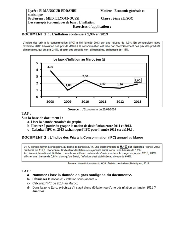 TD Inflation 2 2020 | PDF