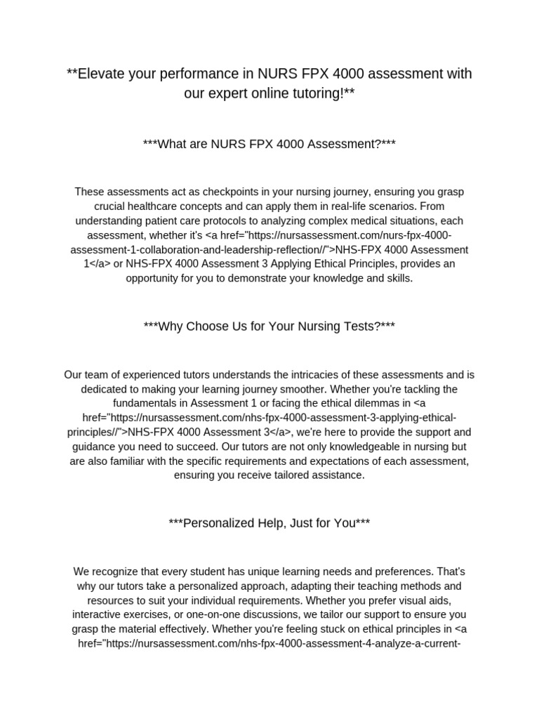 Coded NURS FPX 4000 Assessment | PDF
