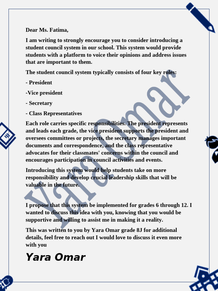 Dear Ms Fatima | PDF