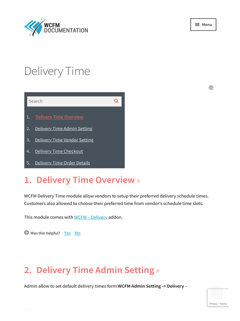 WCFM Delivery Time Setup Guide | PDF | Computing | Finance & Money ...