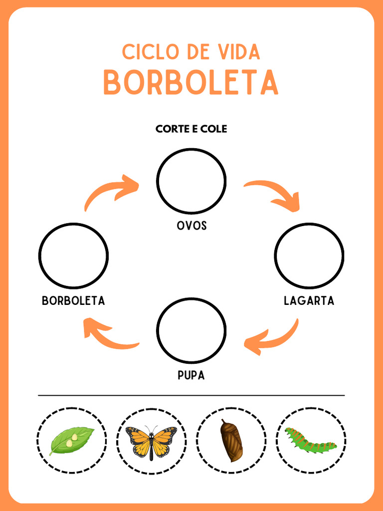 Life Cycle of Animals Cut and Paste Worksheets | PDF
