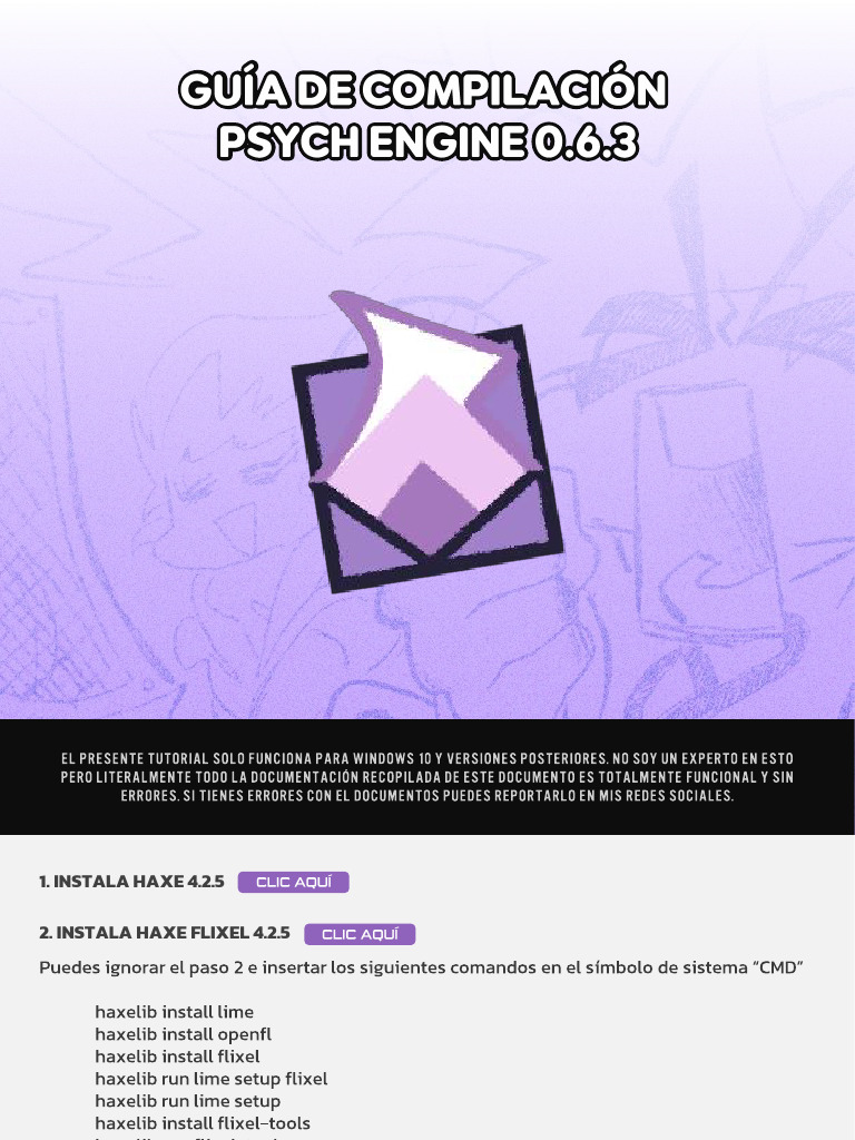 Guia de Compilacion de Psych Engine 0.6.3 | PDF
