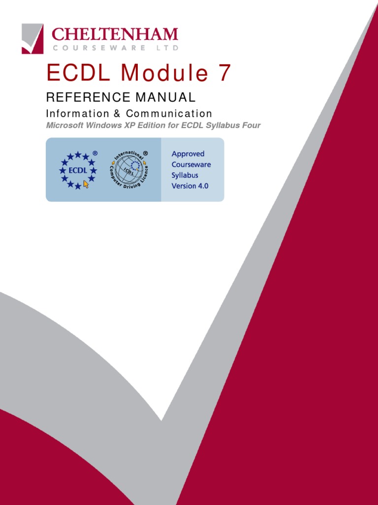 ECDL Module 7: Reference Manual | PDF | Hyperlink | Web Browser